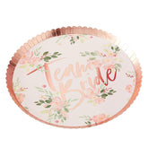 Team Bride Floral Plates 8pk - The Party Room